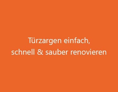 türzargen mit folie renovieren