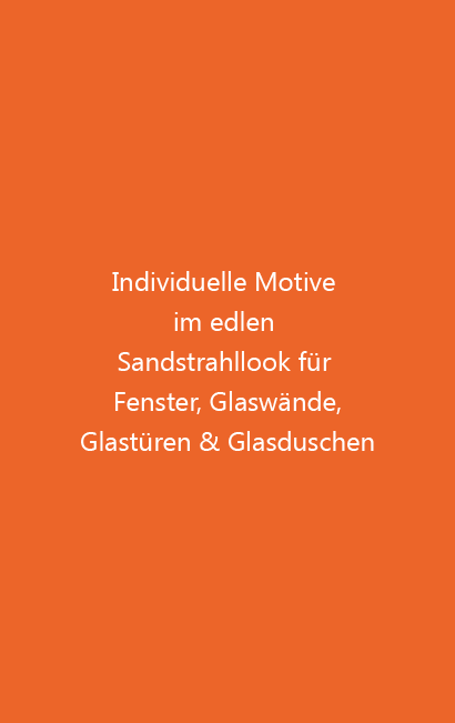 glasdekore sandstrahleffekt