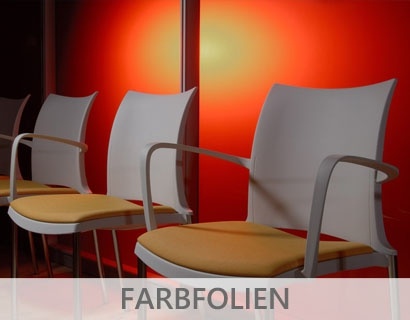 farbfolie mit sandstrahleffekt