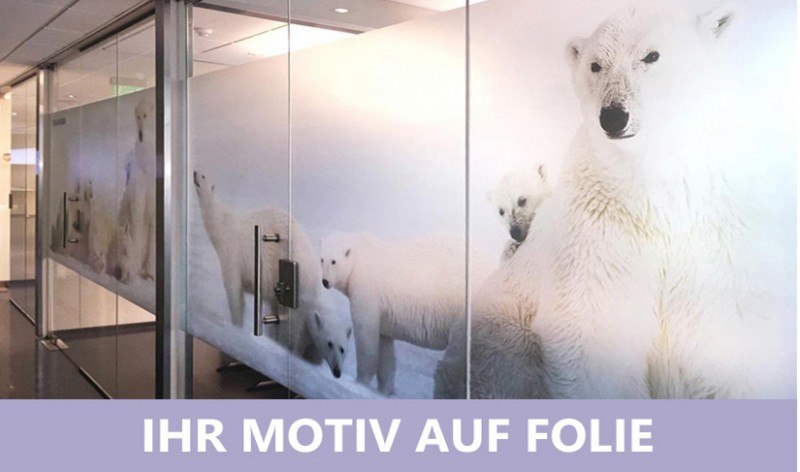 wir drucken ihr motiv auf folie